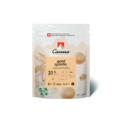 Gold Quintin 31% White Chocolate Coins
